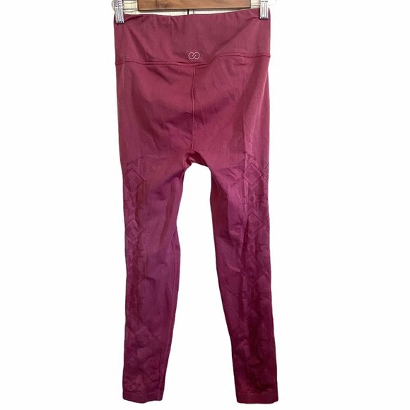 Calia By Carrie Underwood Maroon Knit Compression Southwest Print Leggings - Picture 11 of 11